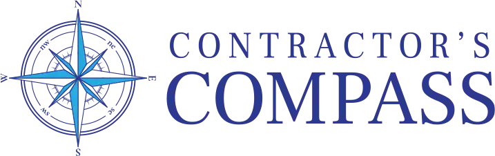 contractors compass horizontal logo