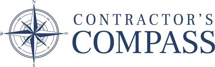 contractors compass horizontal logo